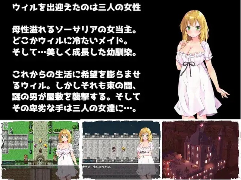 沦陷的索萨利亚 陥落のソーサリア V1.05 内嵌AI汉化版 PC端 AI汉化完整版 预览图