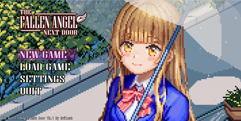 DL11月新作 沙盒SLG/JK露出/像素全动态 邻家堕天使（The Fallen Angel Next Door）V2 PC端 日文原版 预览图