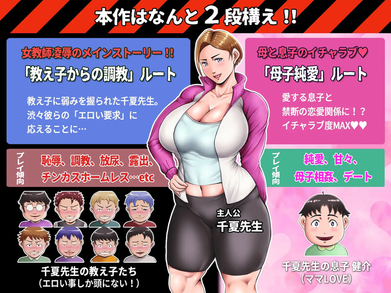 探索RPG 我们的受控设定老师游戏：不良母亲的变态生活（僕らの受控设定器先生 -the GAME- ヤンマ PC端 更新版 预览图