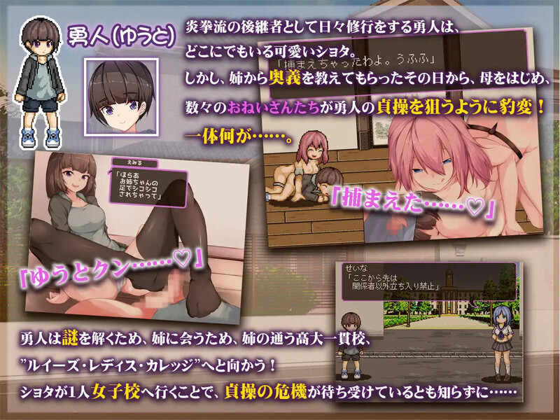 动作ACT/像素全动态/汉化 正太战斗！～我的贞操被盯上了～（ショタコンファイト! ～ぼくの貞操が狙われ PC端 汉化更新版 预览图