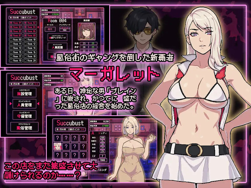 DL11月新作 经营SLG/卖春风俗/动态 破产风俗店（SUCCUBUST·サキュバスト）V1.0 AI汉化 PC+安卓 双端 AI汉化版 预览图