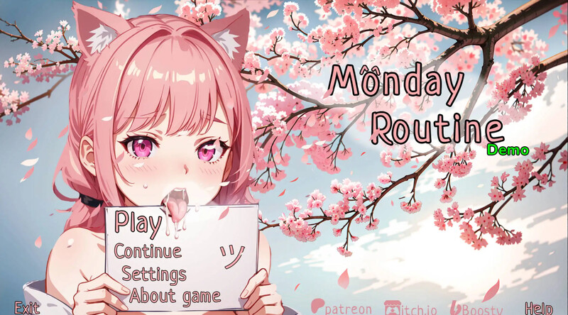 初始 日式SLG/动态 周一例行公事（Monday Routine）V0.1.0 汉化中文 双端 汉化版 预览图