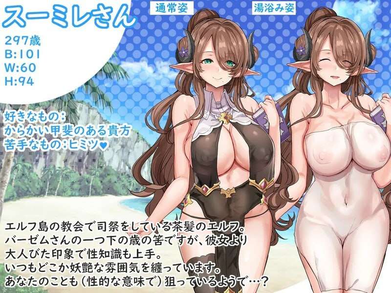 欢迎来到精灵岛！～推荐生育孩子的2天3夜之旅～エルフ島へようこそ!～子作り推奨2泊3日の旅～v1. PC端 预览图