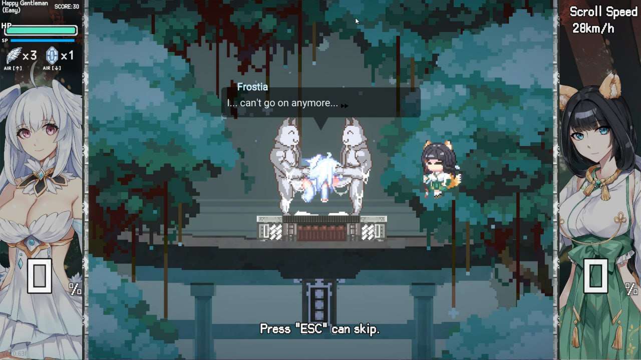 下来啊！冰鸟（是男人就下一百层） 其他：Falling with Ice Phoenix v1.0.4 PC端 日文原版 预览图