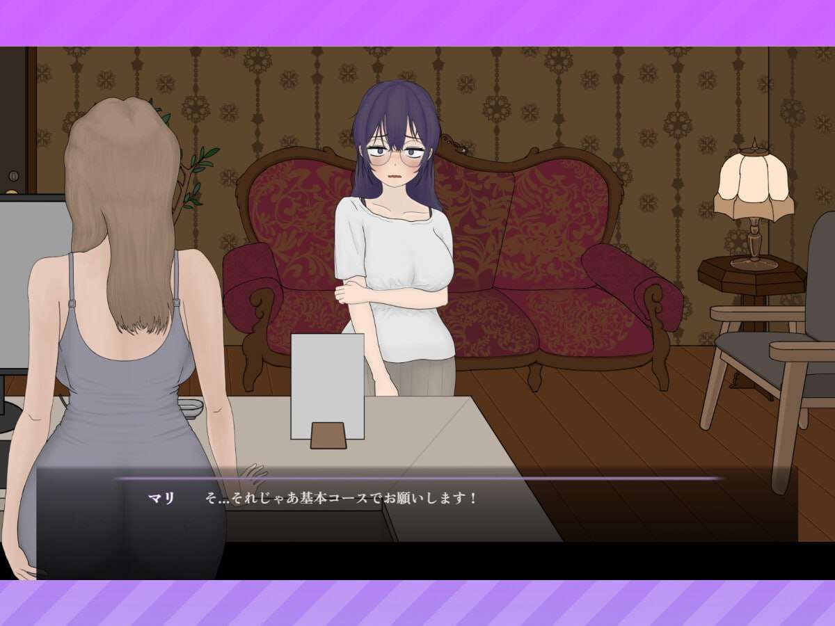调教按摩店 ～玛丽篇～ 飼いならすマッサージ店 ～マリ編～ v1.0.2 发售日期：2024年12月30日 分类：触摸/抚摸 腿/脚 睡奸/迷奸 足交 外射 内射/中出 乳头/乳晕 阴毛/腋毛 ■ PC端 官中版 预览图