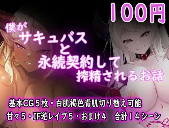 我和奇幻角色签订了契约,被榨干的故事 僕がサキュバスと永続契約して搾精されるお話 v1.0 PC端 预览图