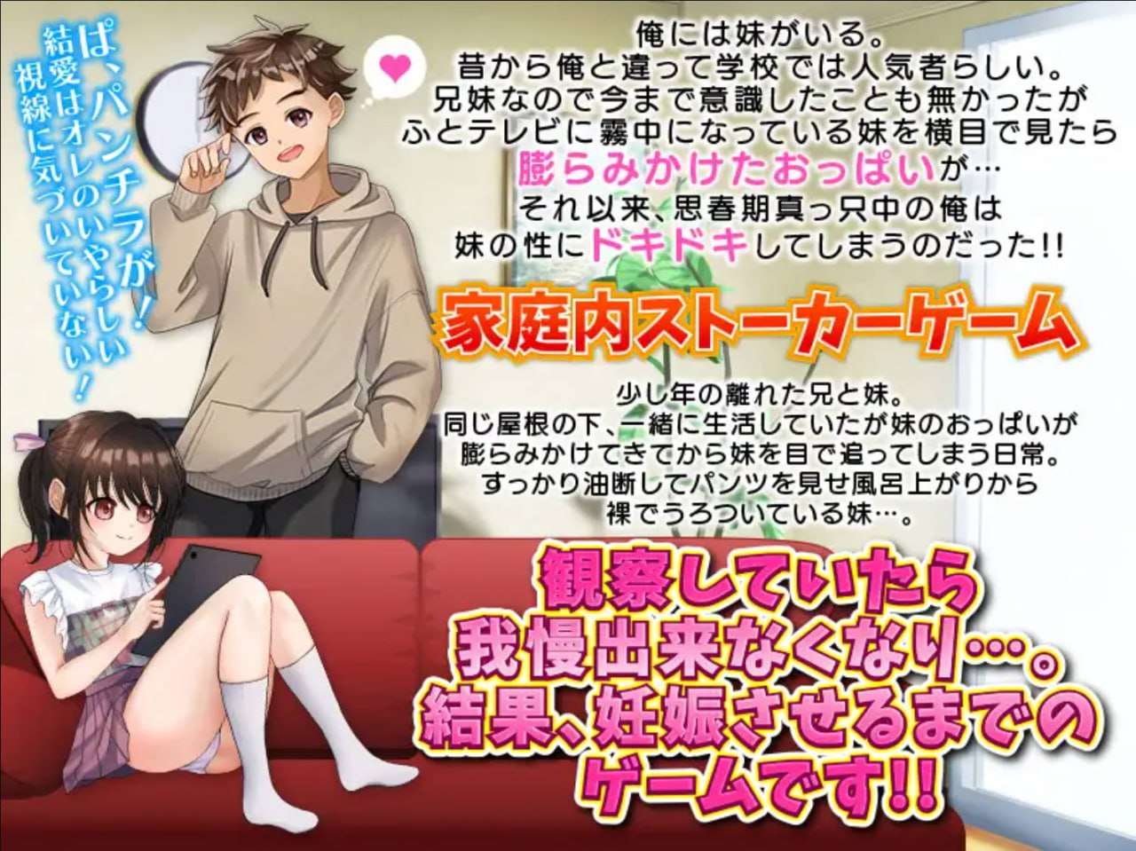 直到乳房开始膨胀的妹妹怀孕为止.家庭内跟踪狂 PC端 预览图