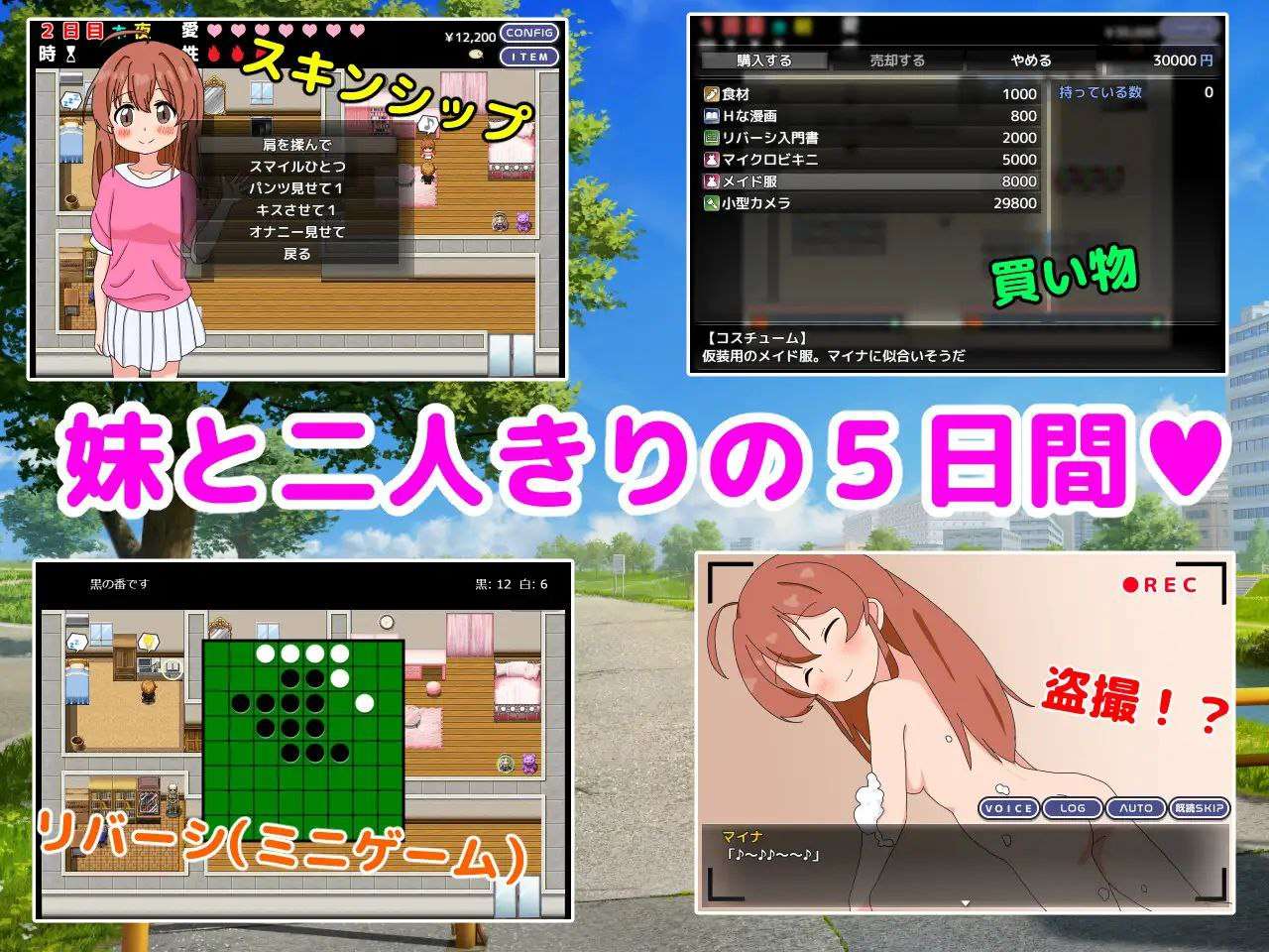 机翻SLG 和妹妹一起看家！ PC+安卓 双端 预览图