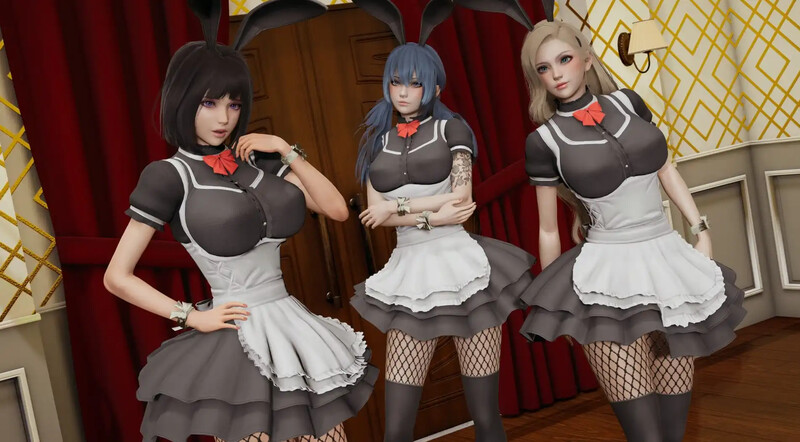 初始 国风SLG/动态/3C 天鹅兔子（Velvet Bunnies）V0.1 汉化中文 双端 汉化版 预览图