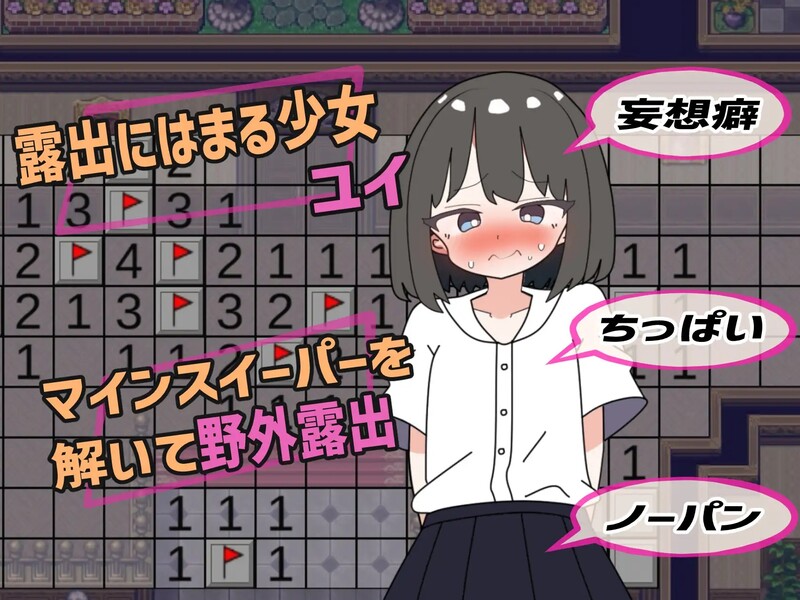 解密SLG/奇幻互动露出/2C 野外露出扫雷（野外露出スイーパー）V240509 机翻汉化 PC端 AI汉化版 预览图