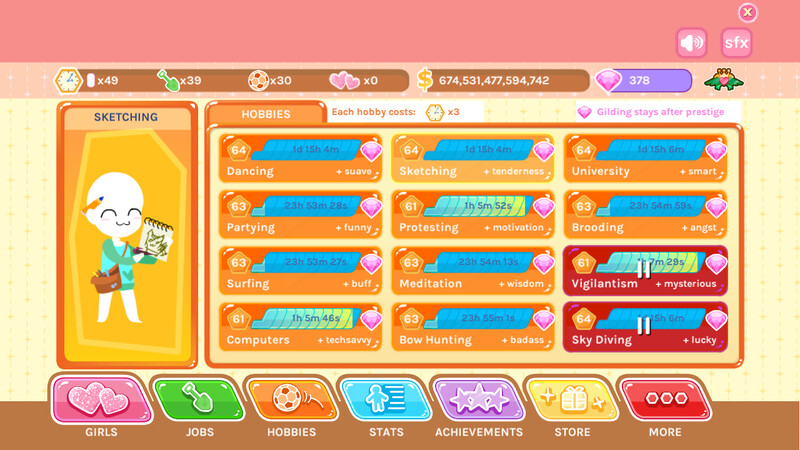 养成SLG/休闲互动/2C 粉碎粉碎-空闲情感互动（Crush Crush）V1.0 STEAM官中 PC端 官中版 预览图