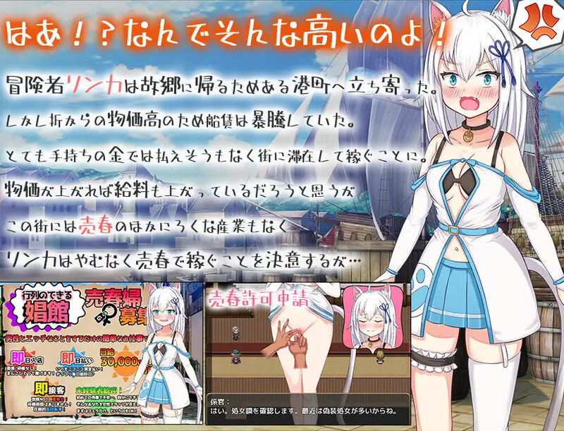 赚钱吧!猫耳娘～异世界社交SLG～ 稼げ猫耳娘 ～異世界社交SLG～ PC端 AI汉化完整版 预览图
