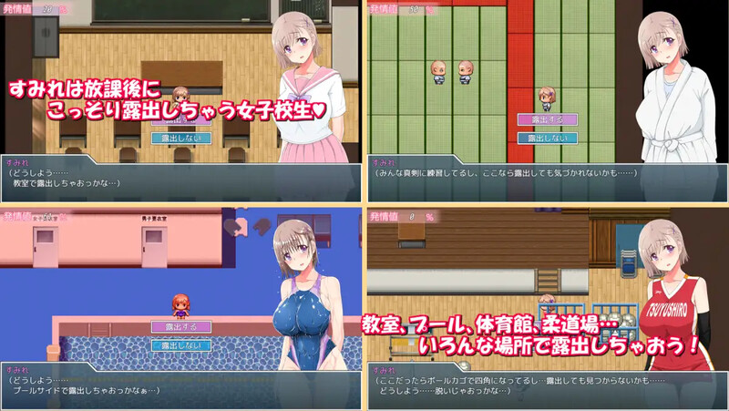 探索RPG/校园露出 放学后露出的JK女高中生2（放課後露出女子校生2）V1.0 内置AI汉化 PC+安卓双端 AI汉化版高清版 预览图