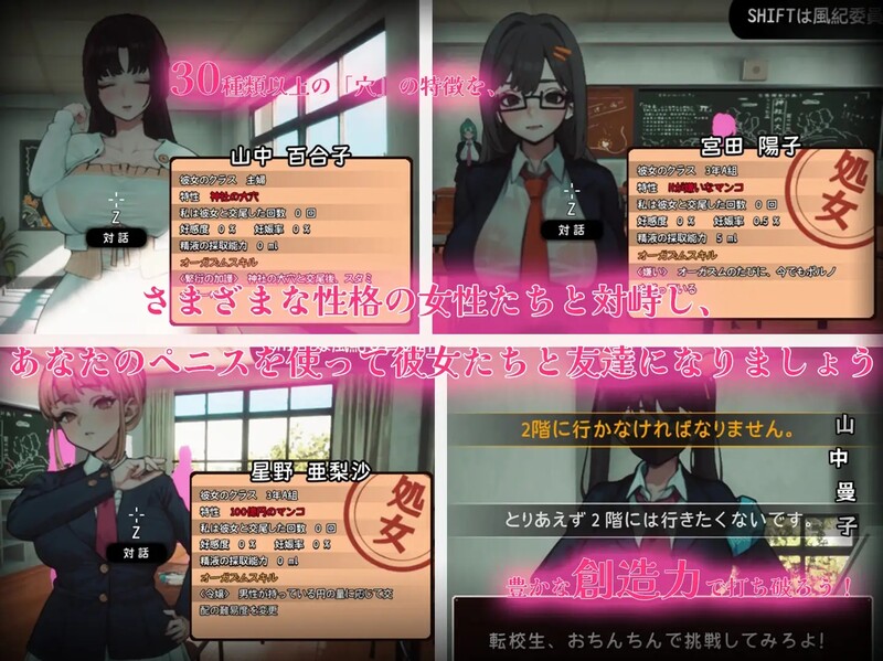 ☆援助怀运学园☆（☆援助妊娠學園☆）V3.1 汉化中文+全积分存档 PC端 汉化版 预览图