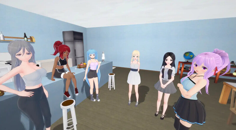 沙盒/动态/汉化 来世多角色关系（Afterlife Harem）V0.4.4.1 汉化中文 双端 汉化版 预览图