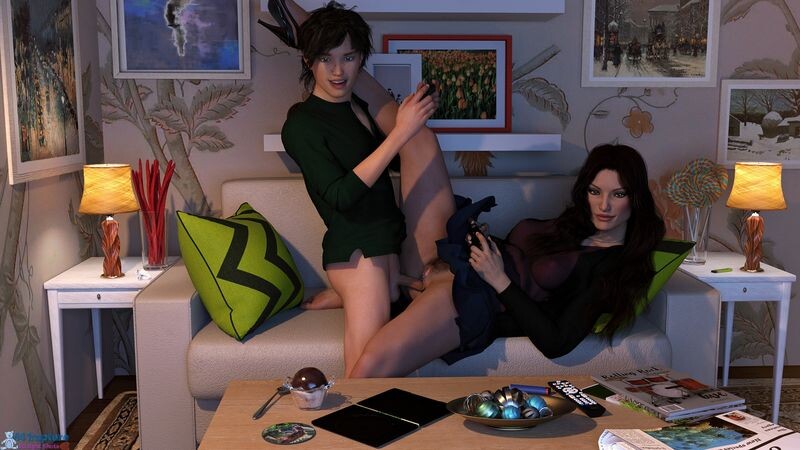 3D母系假日，亲情肉碰肉玩游戏 “M41rapture”画集漫画图集 预览图
