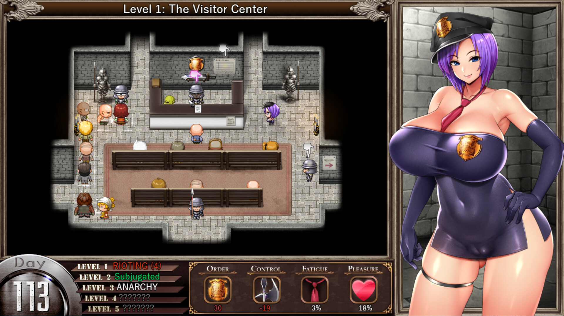 卡琳监狱/Karryn's Prison Ver1.3.0.94 官方中文步兵版+全DLC PC端 官中步兵 预览图