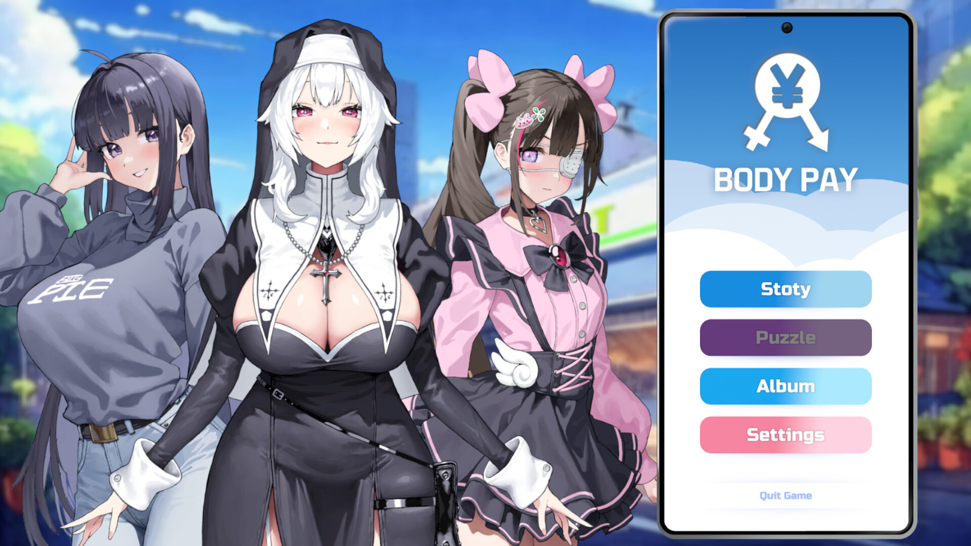 Body Pay《我的天啊！一个胸部丰满的女人正在主动引诱我！》 PC端 官中步兵 预览图